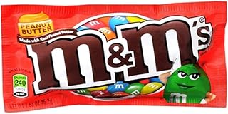 M&M's Peanut Butter Candy, 1.63-Ounce Bags (Pack of 12)