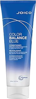 Joico Color Balance Blue Conditioner | For Lightened Brown Hair | Eliminate Brassy Orange Tones | Boost Color Vibrancy & Shine | UV Protection | With Rosehip Oil & Green Tea Extract
