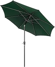 Global Industrial 8-1/2'H Outdoor Umbrella, Olefin, Green