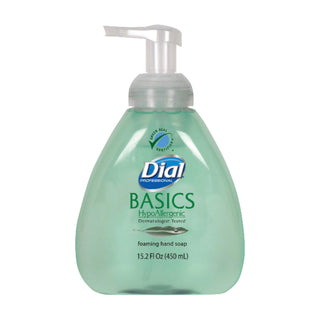 Professional Basics Hypoallergenic Foaming Hand Wash by Dial – 15.2 Fl Oz (Pack of 1), Bamboo, Green, Model 98609EA