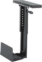 Safco 2175 Ergo-Comfort Swivel Mount CPU Holder, Gray