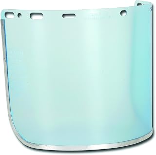 MCR Safety 181640A Polyethylene Terephthalate Aluminum Bound Universal Visor Safety Faceshield, Clear, 8-Inch by 15-1/2-Inch, 0.040-mm Thick