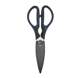 Elements All Purpose Kitchen Shears with Cover Sheath Heavy Duty Meat Poultry Sharp Kitchen Utility Scissors Dishwasher Safe Soft Comfort Grip Silicone Handle Magnetic Sheath by