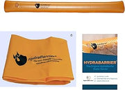 The Original HydraBarrier Standard Flood Barrier by Watershed Innovations – 6 Foot Length, 7.5 gallons, 20 mil Industrial Strength Vinyl, Orange, Pack of 4