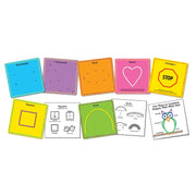 Basic Shapes Cards Kit by Wikki Stix – 7 Inches (Cards Only), Wax, Multi, Model WKX705