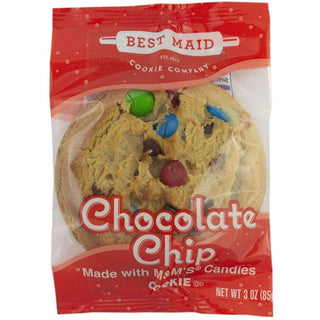 Individually Wrapped Chocolate Chip with M and Ms Cookie by Best Maid – Pack of 144