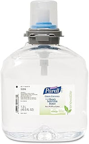 Purell 539102CT TFX Green Certified Instant Hand Sanitizer Foam Refill, 1200mL, Clear (Pack of 2)