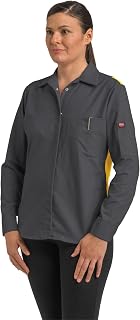 Red Kap Women's Long Sleeve Performance Plus Shop Shirt with OilBlok Technology