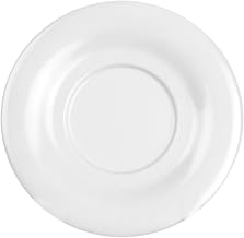 Thunder Group Color White melamine dinnerware collection 5.5 inch saucer, comes in dozen