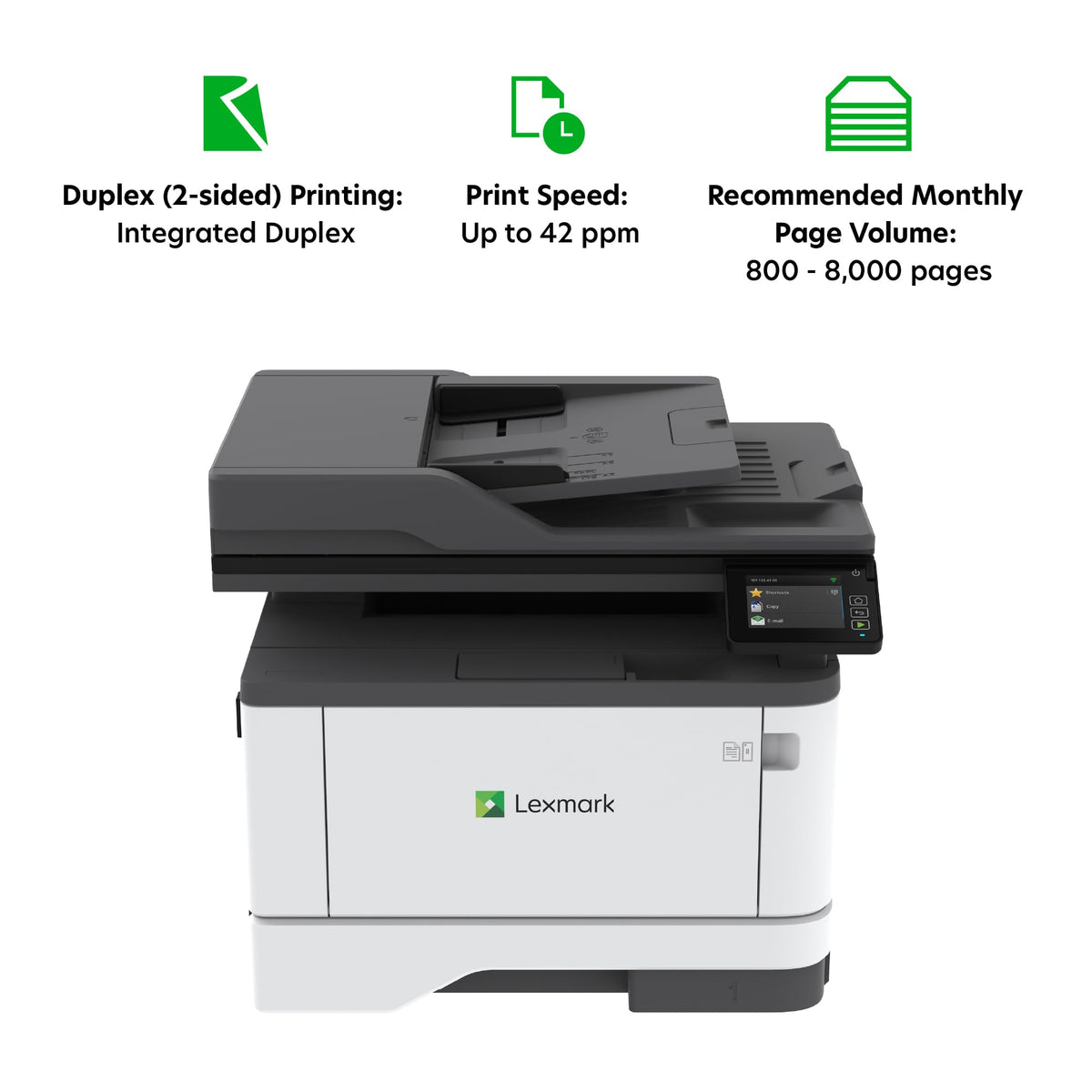 Lexmark Printer / BLACK GREY / MX431adn Laser Printers