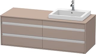 Duravit KT6757R4343 Ketho Vanity Unit Wall-Mounted Right Hinge In B