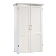 Miscellaneous Storage Craft & Sewing Armoire by Sauder – L: 35.11" x W: 21.81" x H: 61.58", Engineered Wood, Glacier White, Model 430446