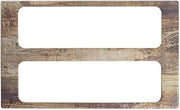 HUBERT Half Long Size Reclaimed Wood Cold Tile - 21" L x 12 3/4" W