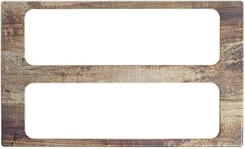 HUBERT Half Long Size Reclaimed Wood Cold Tile - 21" L x 12 3/4" W