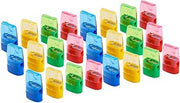 CLI Charles Leonard Pencil Sharpener, Assorted Colors, 24/Pack (CHL80730-24)