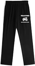 Pajama Pants,Tractor Ford Farmall Oliver Tra,Fashion Striped Pattern High Waist Durable Pajamas