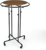 Econoco Adjustable Height Pipeline Round Garment Rack - 36" Diameter | Professional-grade garment rack, chrome or powder-coated finish, commercial-grade tubing for high-volume retail use
