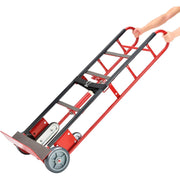 2-Wheel Professional Appliance Hand Truck by Global Industrial – 24"L x 17"W x 59"H, Steel, Red, Model 168067