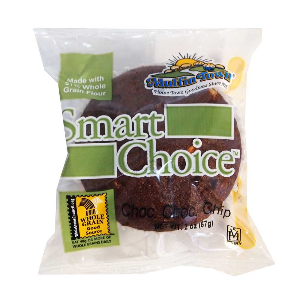 Smart Choice Whole Grain Choc Choc Chip Muffins by Muffin Town – Pack of 96