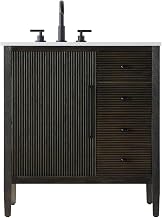 Elegant Kitchen and Bath 32" Single Bathroom Vanity in Chocolate Oak