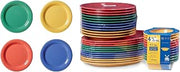 G.E.T. SP-NP-6-MIX Mix Pack of 4 Mardi Gras Colors 6.5", Melamine (Pack of 12)