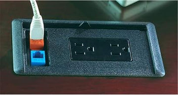 Mayline Brighton Series Optional Power Module with 6' Cord