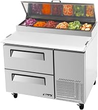 Turbo Air Super Deluxe Pizza Prep Table TPR-44SD-D2