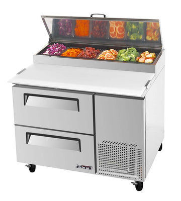 Super Deluxe Pizza Prep Table by Turbo Air – 14.0 cubic_feet, Stainless Steel, Model TPR-44SD-D2