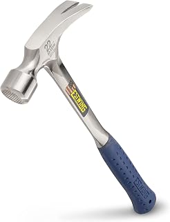 Estwing Framing Hammer, 22oz Long Handle Straight Rip, Milled Face, E3-22SM