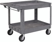 Global Industrial General Purpose Utility Cart 2 Shelves 46"L x 25"W x 35"H