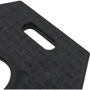 Rubber Base for Delineator Post by Global Industrial – Rubber, Black, Model RD10-R6R-16LBS