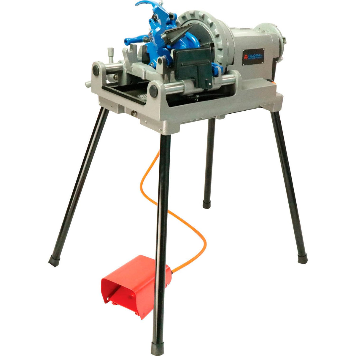 Electric Pipe Threading Machine w/Automatic Die Head by Global Industrial – Model SQ50E