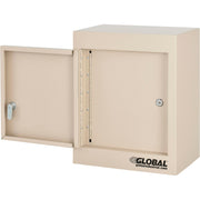 Global Industrial Beige / 8"L x 12"W x 15"H / Industrial Medicine Cabinets
