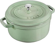 STAUB Cast Iron Round Cocotte 26 cm Sage