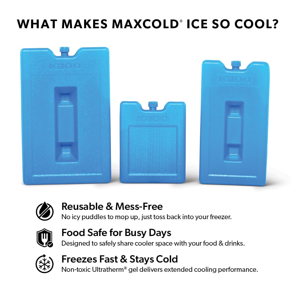 Maxcold Ice Blocks by Igloo – X-Large, 50.0 liters, Plastic, XL, Model 25334