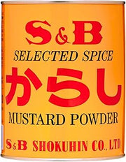 S&B SB Mustard Powder, Karasi, 14-Ounce Tin