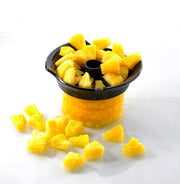 Pineapple Slicer by GEFU – 20 x 12 x 9 cm, Glass, Silver/Black, Model 13550