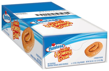 Jumbo Honey Bun by Hostess – 4.75 Ounce (Pack of 6), Model 20888109010175