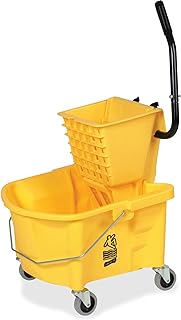 Genuine Joe Splash Shield Mop Bucket/Wringer