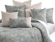 Michael Amini Debonair Gray Comforter Set 10-Piece King with 100% Polyester Face, Cotton-Polyester Back, Soft Breathable Fabric, Stylish Bedding for Cozy Sleep and Bedroom Decor