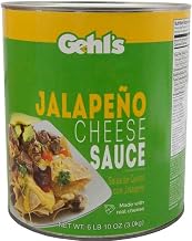 Gehl's Jalapeno Cheese Sauce in a can, 6 lb 10 oz., 6 per case