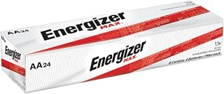 Energizer Max AA Alkaline Batteries, Pack of 24 Batteries, E91SBP-24H