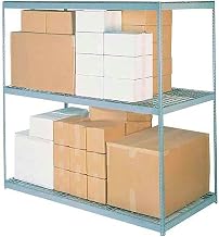 Global Industrial Wire Deck Bulk Rack Shelf 96" W x 48" D, Gray