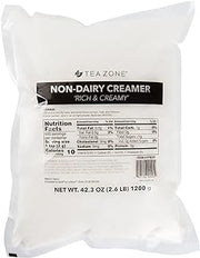 TEA ZONE P1020 Non-Dairy Creamer Original Rich & Creamy powder for milk tea, coffee, ice cream, sweets - Case (10 bags)