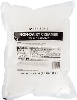 TEA ZONE P1020 Non-Dairy Creamer Original Rich & Creamy powder for milk tea, coffee, ice cream, sweets - Case (10 bags)