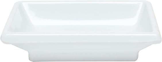 Thunder Group Classic white melamine dinnerware collection 2 oz, 3 3/4" x 2 1/2" sauce dish, comes in dozen
