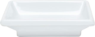 Thunder Group Classic white melamine dinnerware collection 2 oz, 3 3/4" x 2 1/2" sauce dish, comes in dozen