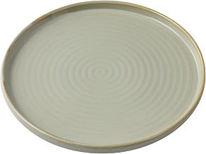 Yanco GO-112 Golden Coast, 12"" X 1 1/4 ROUND PLATE WITH UPRIGHT RIM, China, Pack of 12