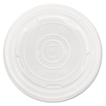 Eco-Products EcoLid Renew & Comp Food Container Lids F/12 16 32oz 50/PK 10 PK/CT by ECO PRODUCTS – 32.0 ounces, Plastic, white, Pack of 500, Model ECOEPECOLIDSPL