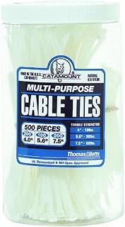 Thomas & Betts Ty-Rap 90457I Cable Tie Jar, Natural